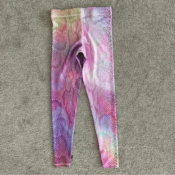 Terez Pink Python Hi-Shine Leggings Size XS - Picture 9 of 9